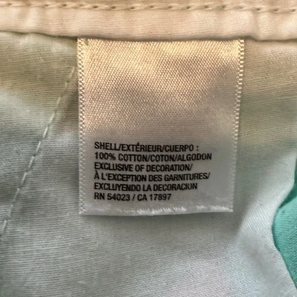 Old Navy Mint Green Shorts with Pink Flamingo Embroidery - Picture 5 of 6